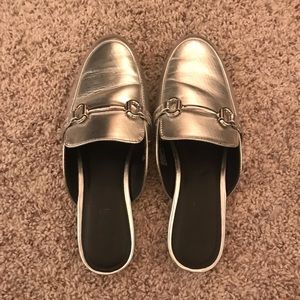 silver F21 dress shoes ⭐️